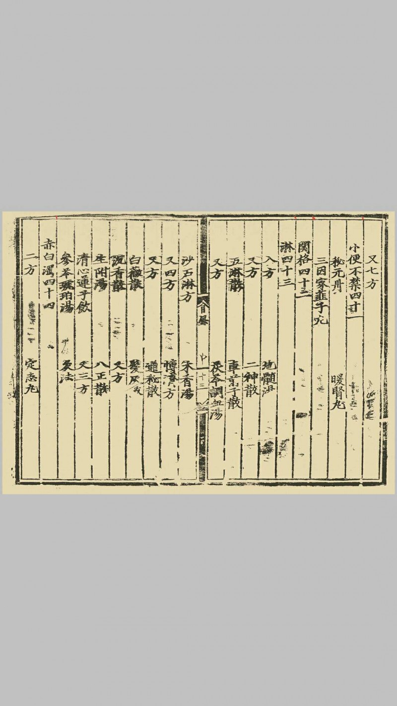 重订丹溪心法 元 朱震亨撰 明 程充重订  明弘治六年程祖兴等刻本