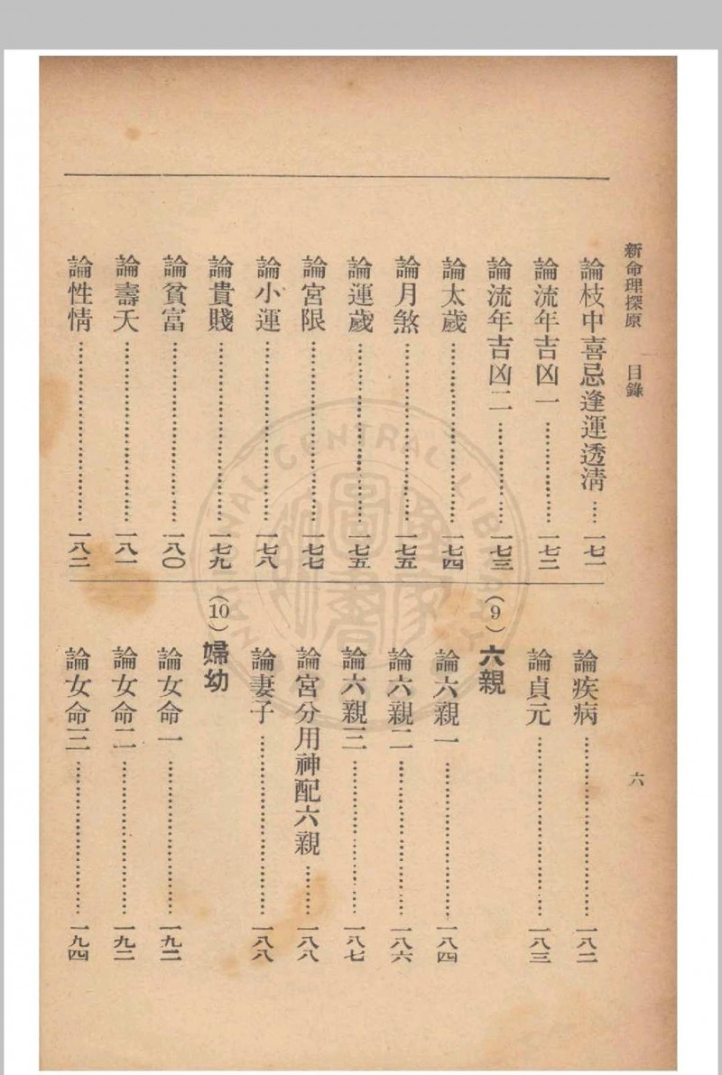 新命理探原  袁树珊 撰 1915