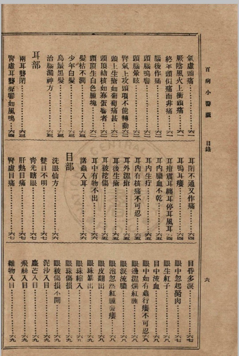 大众实用百病小医囊 冯伯贤新编 1937 上海中央书店