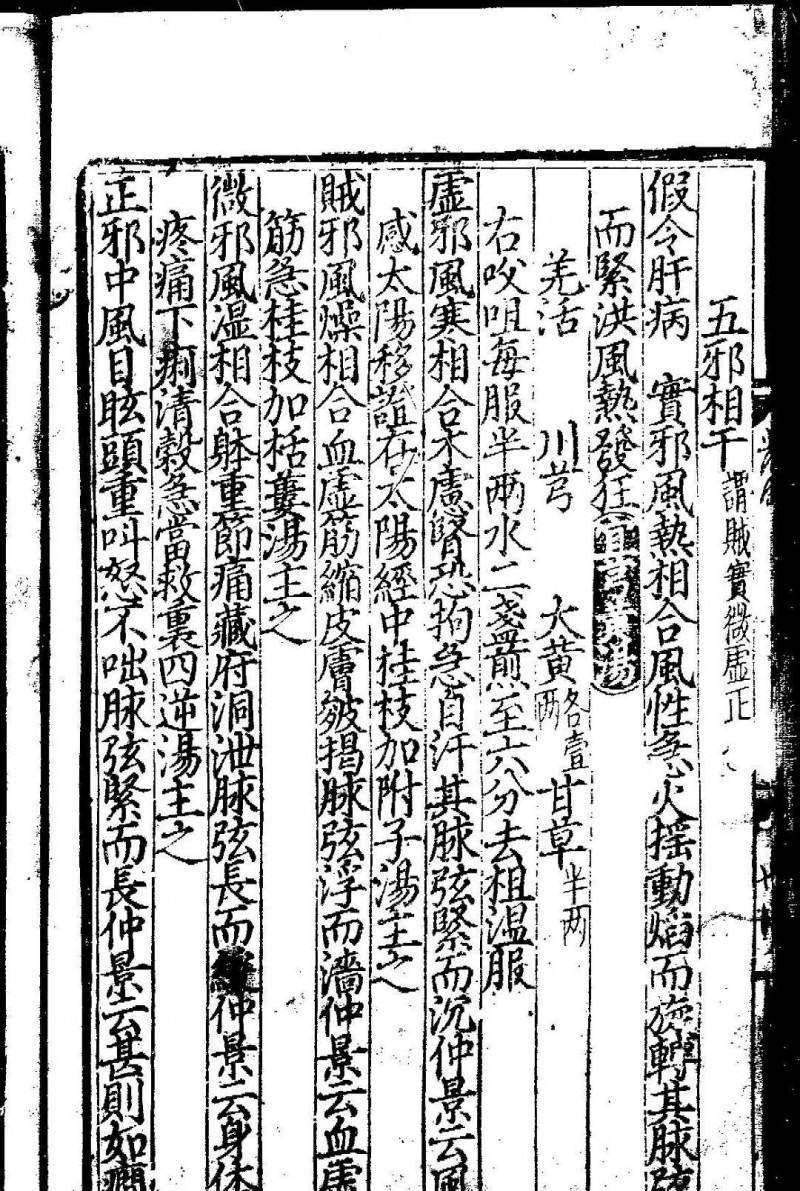 济生拔粹方 (元)杜思敬编 元至正辛巳(元年)真定白榆建安刊本