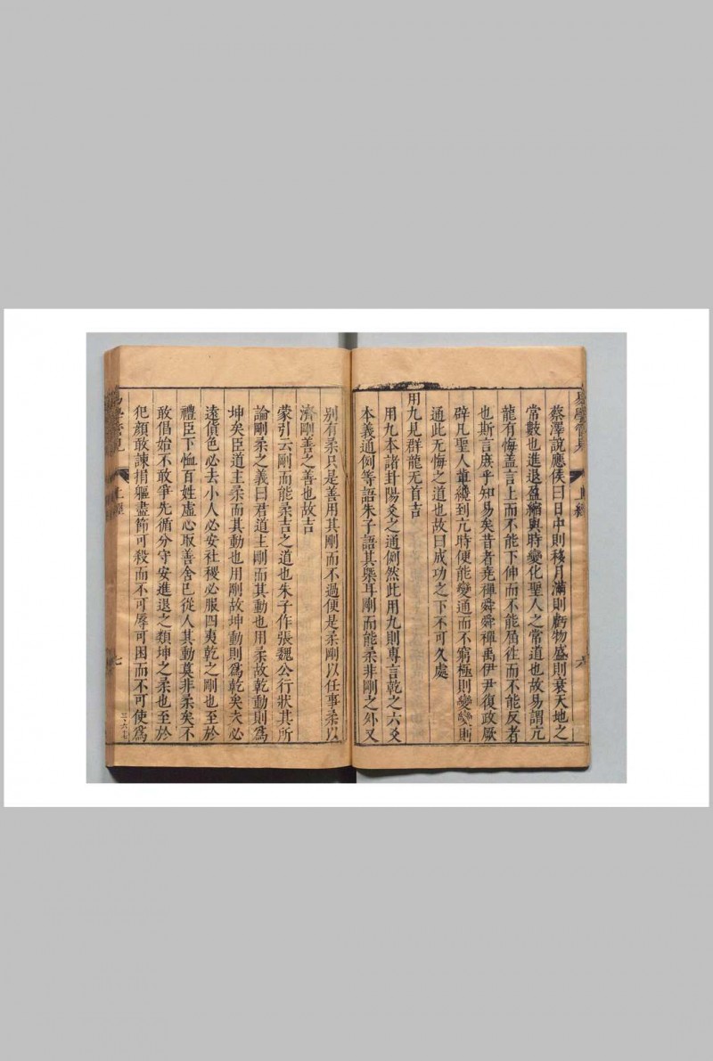 易学管见 全４卷 洪启初 明万历45年