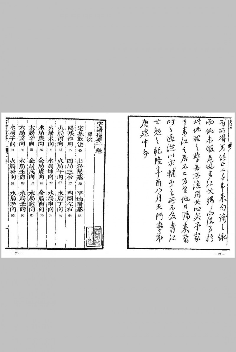 宅谱大成【[清]魏青江撰.台北.集文书局.1985】