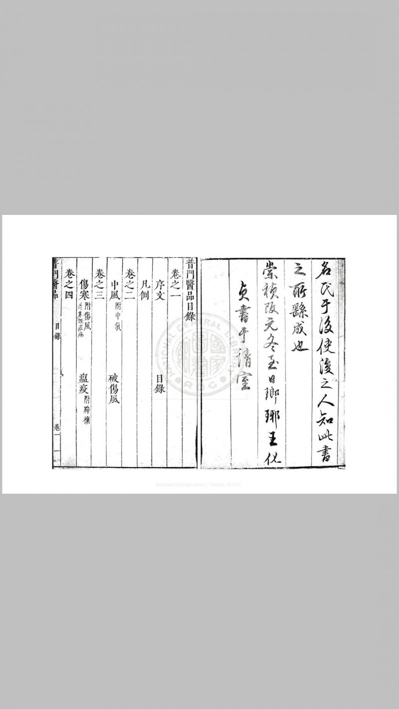 普门医品 四十八卷 (明)王化贞编 明崇祯元年(1628)东武王氏集赀刊本五术阁-中国传统文化五术（山医命相卜）的研究五术阁