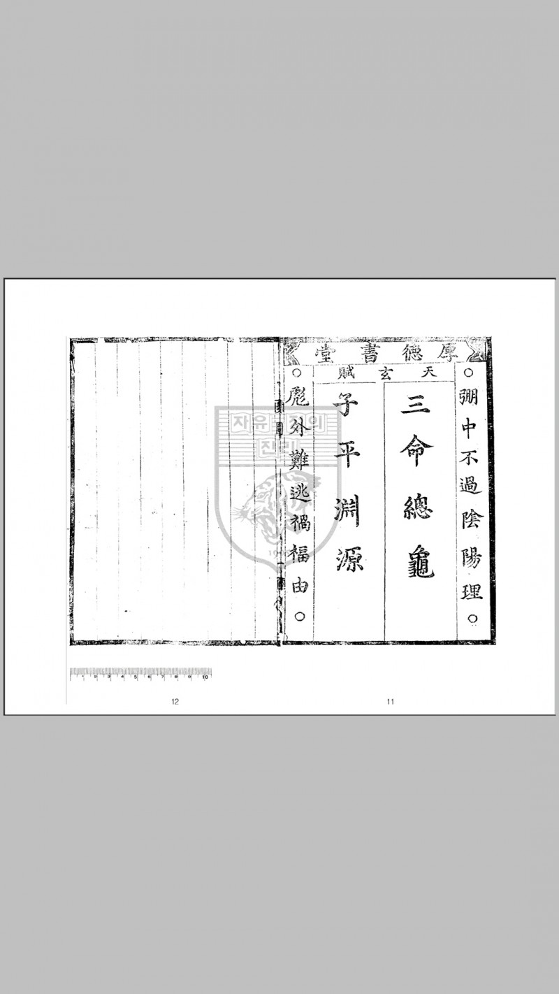 三车一览子平渊源注解天地人三册（国内无存）五术阁-中国传统文化五术（山医命相卜）的研究五术阁