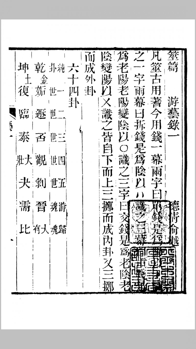 《春在堂全书之-游艺录》筮、紫微斗数、推行年篇、相宅篇五术阁-中国传统文化五术（山医命相卜）的研究五术阁