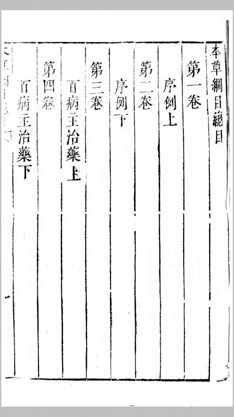 太和堂原板本草纲目.明.李时珍撰.清顺治12年太和堂刊本