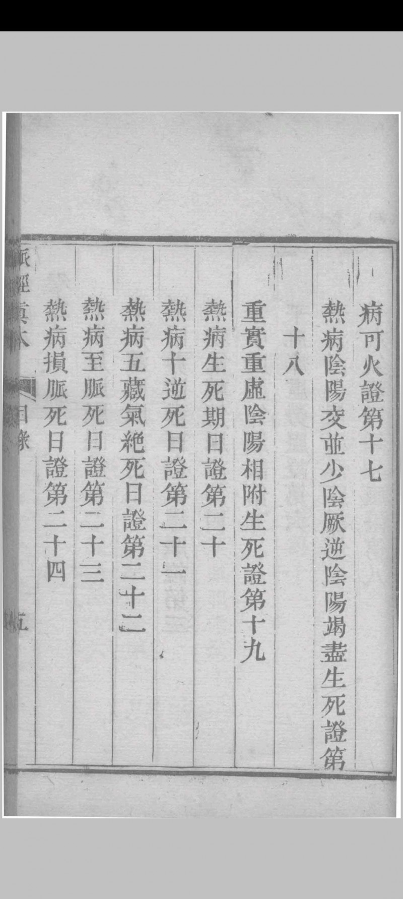 脉经真本 （晋）王淑和撰 1856