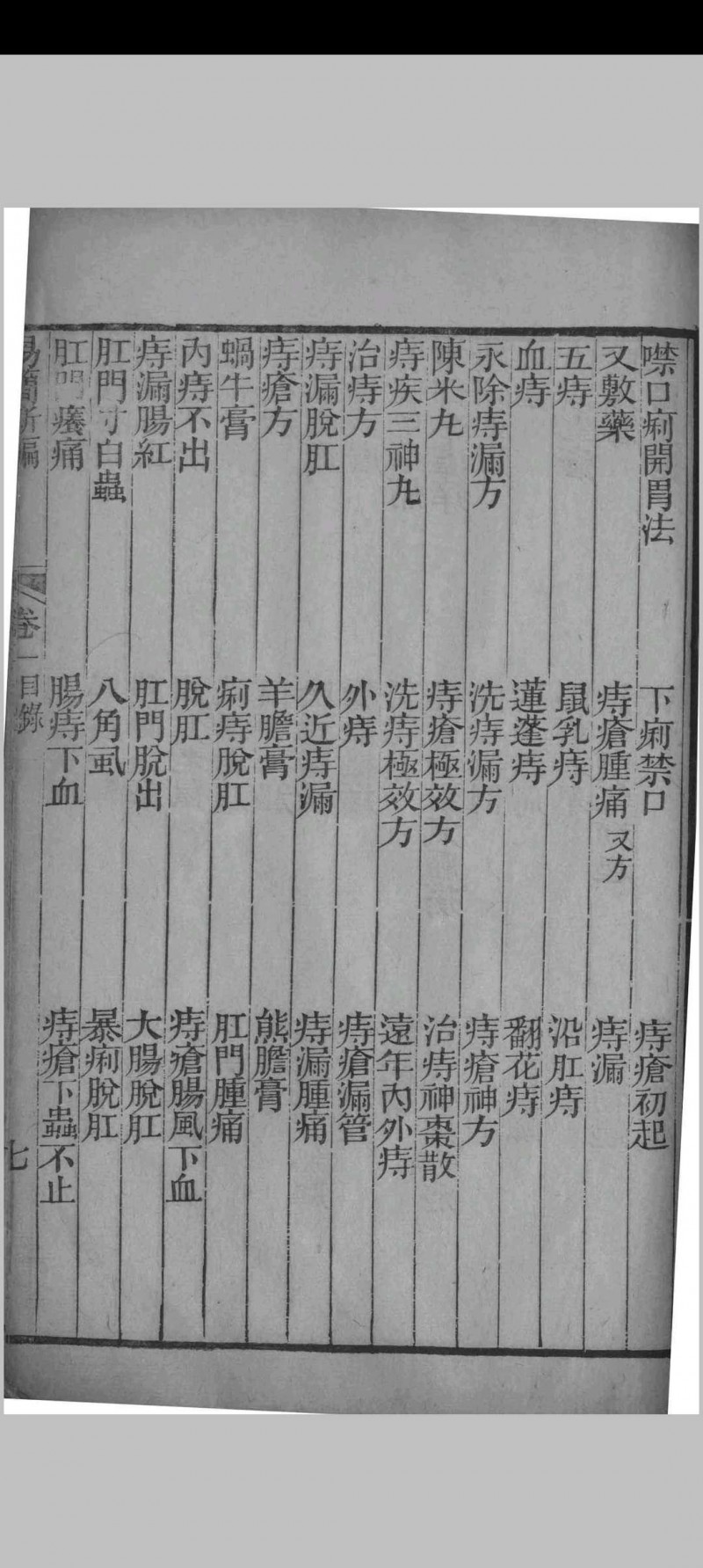 医方易简新编 （清）龚自璋（月川）辑 1851