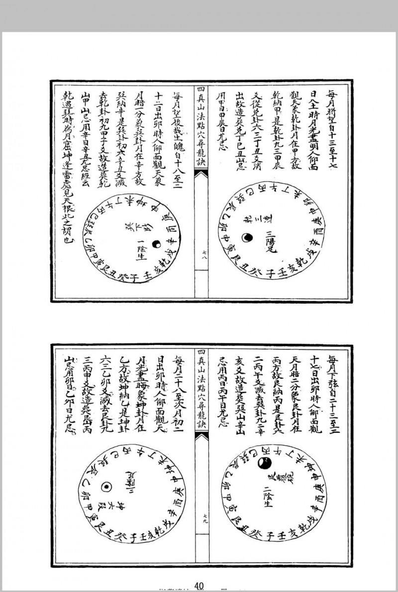 四真山法点穴寻龙要诀