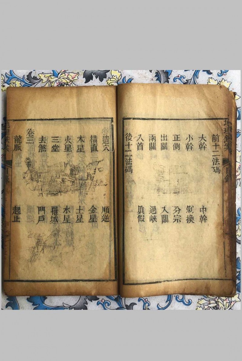 地理铁案.彩 传宋.司马头陀著.光绪己卯.1879年.澧州友竹山房刊本