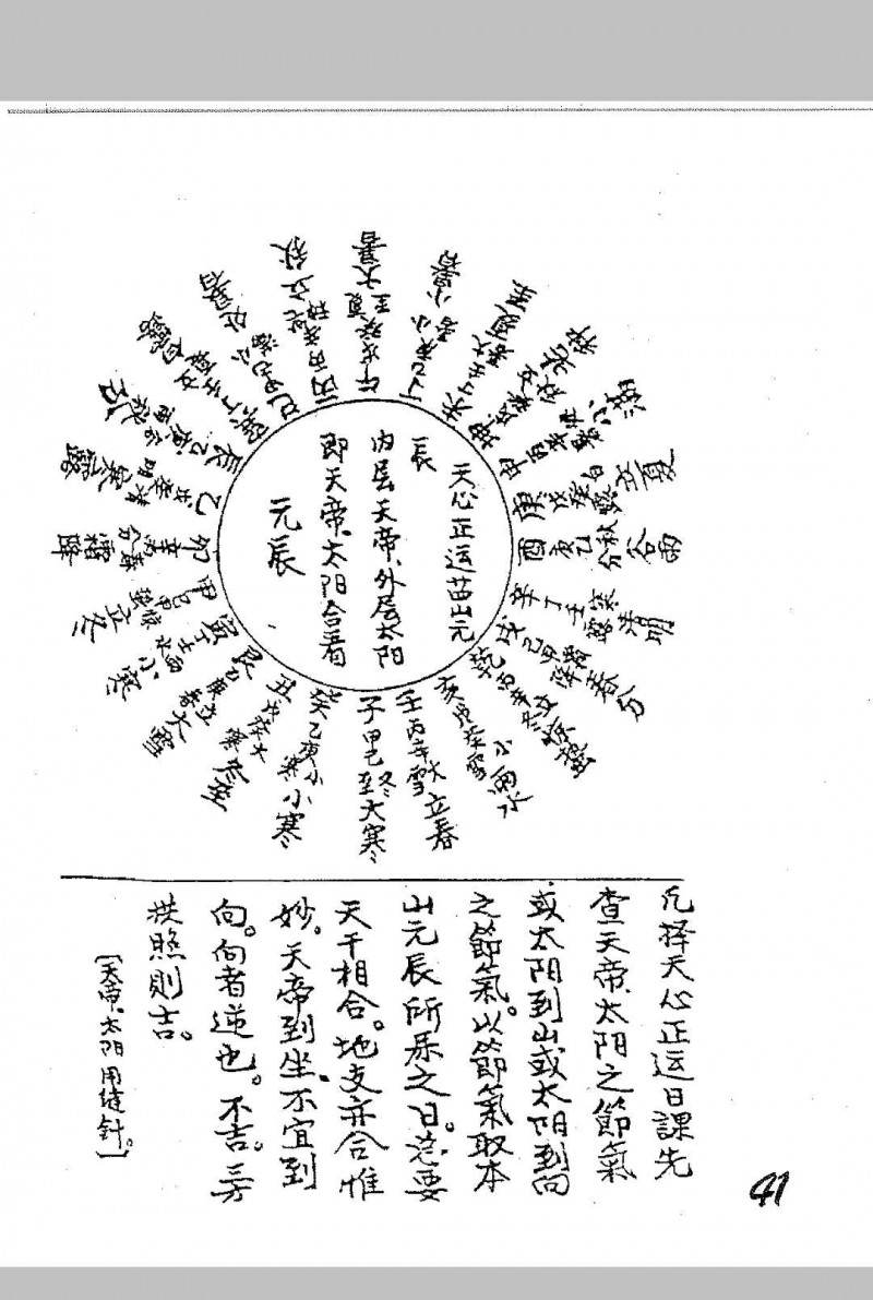 杨公秘授立向妙用秘诀